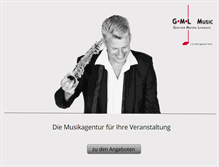 Tablet Screenshot of gml-music.de